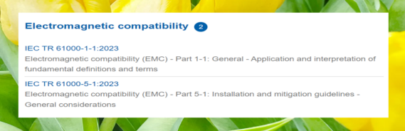 【标准上新】IEC新发布2项EMC标准